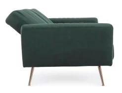 Clearance Bizzotto DIVANO LETTO IN VELLUTO VERDE SCURO - JOHNNY
