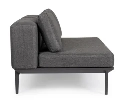 New Bizzotto DIVANO LOUNGE IN ALLUMINIO ANTRACITE WG21 - MATRIX