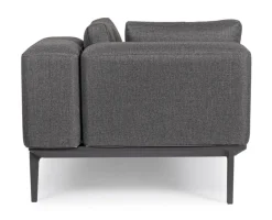 New Bizzotto DIVANO LOUNGE IN ALLUMINIO ANTRACITE WG21 - MATRIX