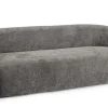 Discount Bizzotto DIVANO 3P CLEMENCE GRIGIO SCURO