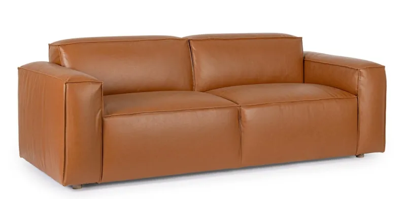 Hot Bizzotto DIVANO 3P JOSEPH COGNAC