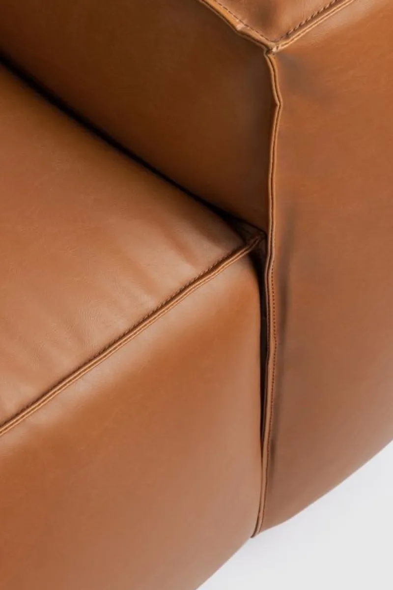 Hot Bizzotto DIVANO 3P JOSEPH COGNAC