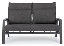 New Bizzotto DIVANO RECLINABILE IN ALLUMINIO ANTRACITE JX55 - KLEDI