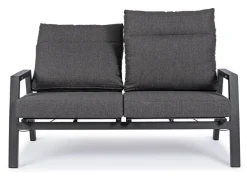 New Bizzotto DIVANO RECLINABILE IN ALLUMINIO ANTRACITE JX55 - KLEDI