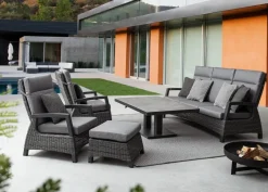 Hot Bizzotto DIVANO RECLINABILE IN ALLUMINIO ANTRACITE JX55 - BRITTON