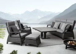 Hot Bizzotto DIVANO RECLINABILE IN ALLUMINIO ANTRACITE JX55 - BRITTON