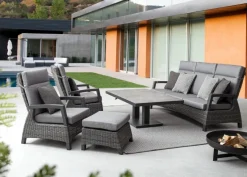 Hot Bizzotto DIVANO RECLINABILE IN ALLUMINIO ANTRACITE JX55 - BRITTON