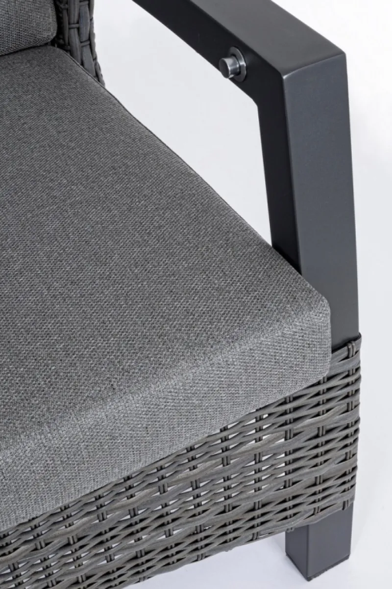 Hot Bizzotto DIVANO RECLINABILE IN ALLUMINIO ANTRACITE JX55 - BRITTON