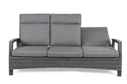 Hot Bizzotto DIVANO RECLINABILE IN ALLUMINIO ANTRACITE JX55 - BRITTON