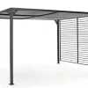 Discount Bizzotto GAZEBO IN ALLUMINIO 3X3.6 ANTRACITE LH32 - NOAH