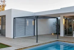 Discount Bizzotto GAZEBO IN ALLUMINIO 3X3.6 ANTRACITE LH32 - NOAH