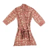 Hot Bizzotto KIMONO LORIENT ROSSO C-FOGLIA-FIORE GRAN