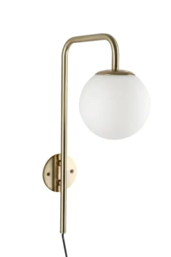 Sale Bizzotto LAMPADA APPLIQUE DELPHINE TO DORATO H50