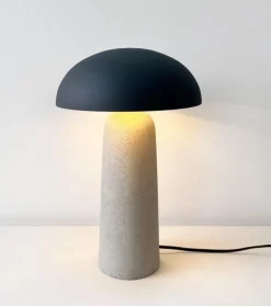 Sale Bizzotto LAMPADA TAV. DELPHINE TONDO GRIGIO H39,5