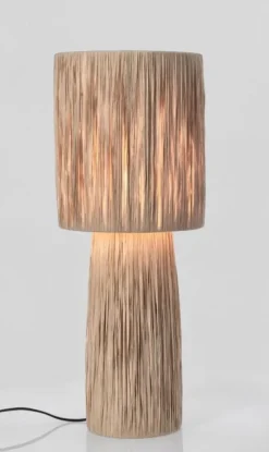 Clearance Bizzotto LAMPADA TAV. KANDA NATURALE H59