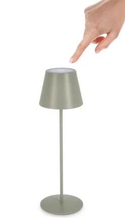 Online Bizzotto LAMPADA TAV. LED ETNA VERDE SALVIA H38