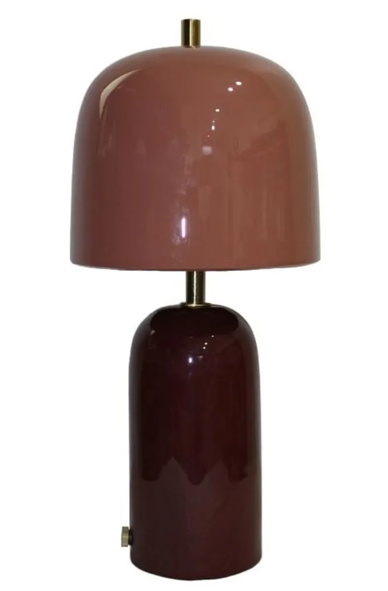 Best Bizzotto LAMPADA TAV. SILMU ARANCIO BORDEAUX H33