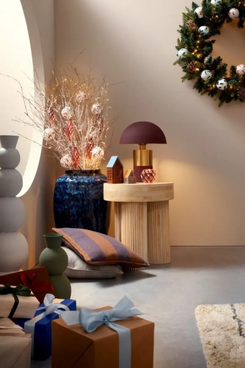 Best Bizzotto LAMPADA TAVOLO ISHAN BORDEAUX H40