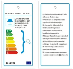 Best Bizzotto LAMPADA TAVOLO ISHAN ORO L