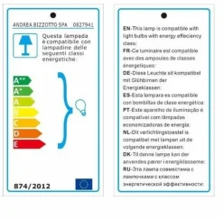 Best Bizzotto LAMPADARIO ALTEK CIL BIANCO D28.5
