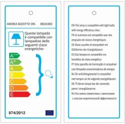 Best Bizzotto LAMPADARIO AMISH LOP BRASS