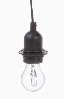 Clearance Bizzotto LAMPADARIO FILO ELETTRICO E27 NERO
