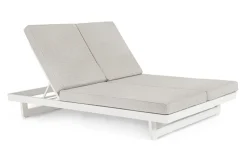 Bizzotto LETTINO DOPPIO IN ALLUMINIO BIANCO WG20 - INFINITY
