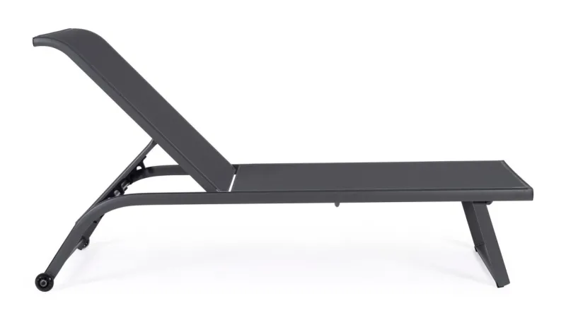 Best Bizzotto LETTINO IN ALLUMINIO CON RUOTE ANTRACITE - TAYLOR