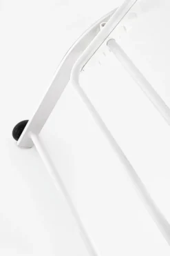 Discount Bizzotto LETTINO IN ALLUMINIO CON RUOTE BIANCO - TAYLOR