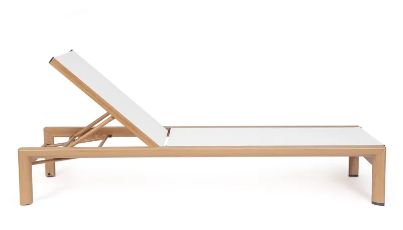 Bizzotto LETTINO SKIPPER NEW C-RUOTE NAT/BIANCO