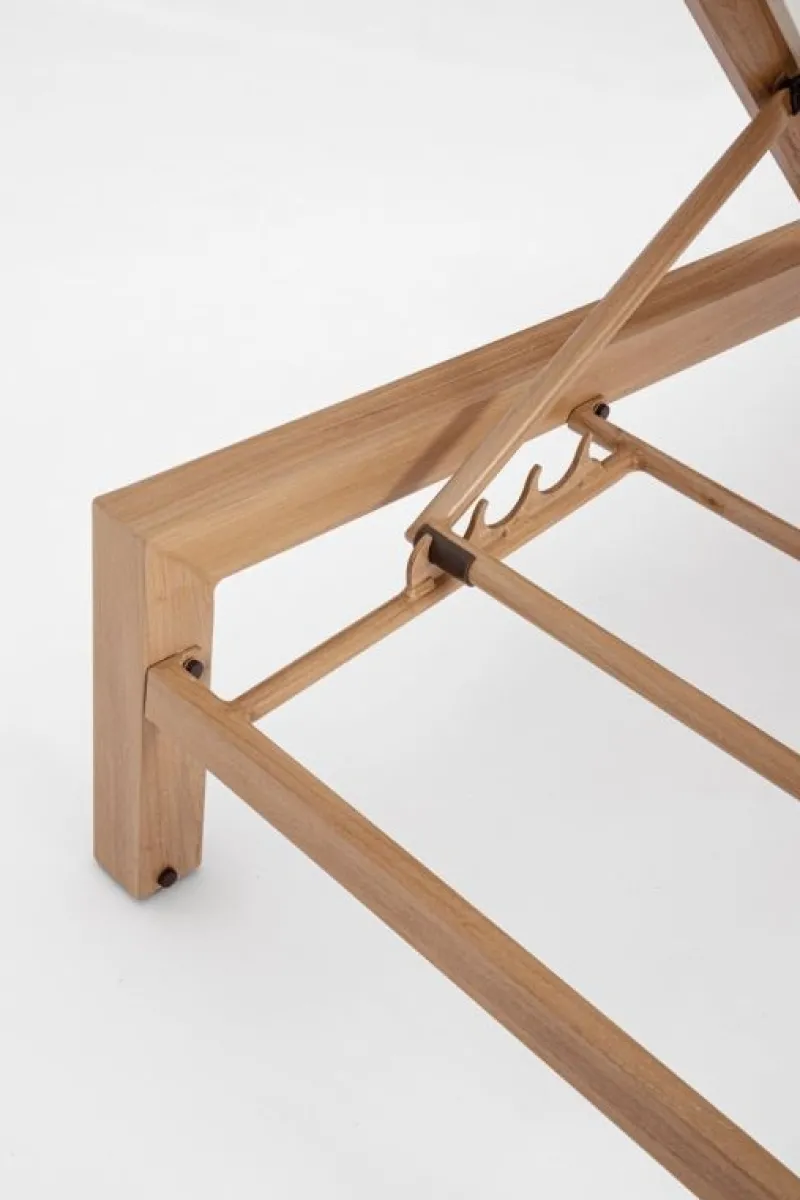 Bizzotto LETTINO SKIPPER NEW C-RUOTE NAT/BIANCO