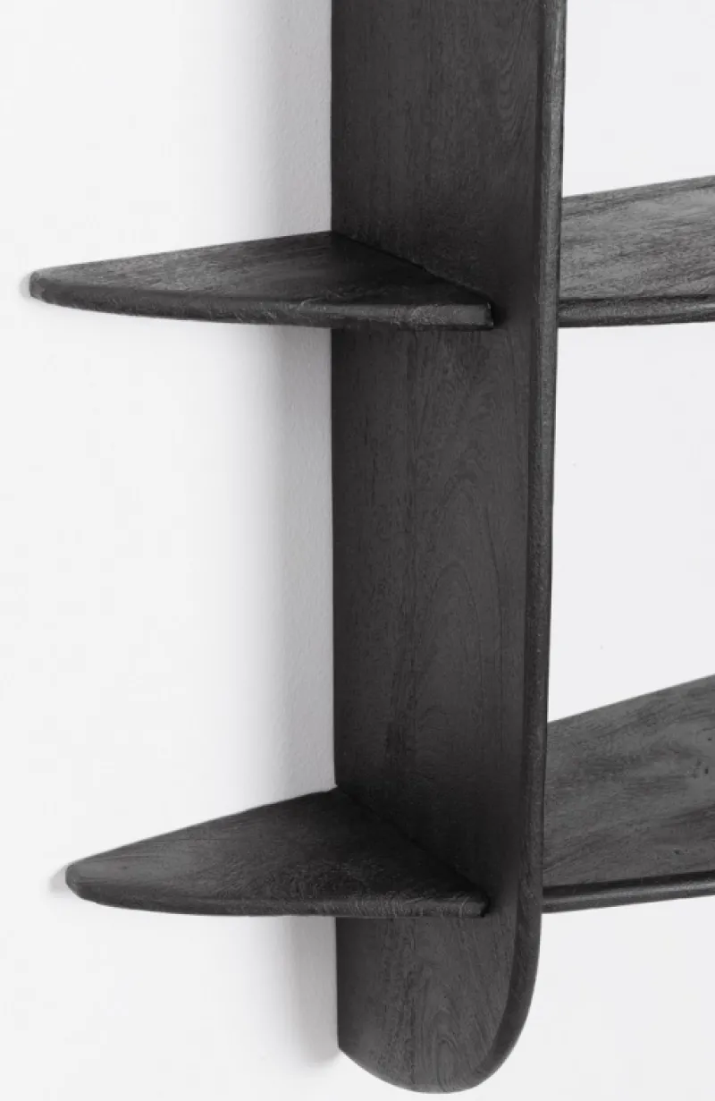 Outlet Bizzotto MENSOLA 3P WESTWOOD NERO