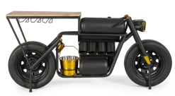 Discount Bizzotto MOBILE BAR IN ACCIAIO - MOTO SPEED