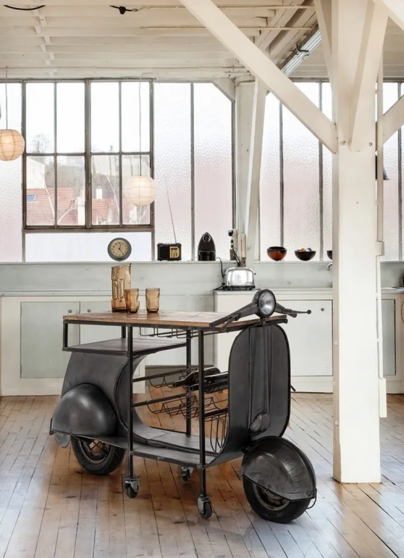 Best Bizzotto MOBILE BAR IN METALLO - VESPA REPLICA