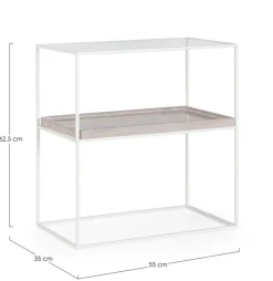 Bizzotto MOBILE IN VETRO - LAUREL