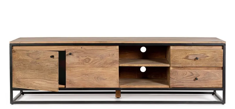 Clearance Bizzotto MOBILE PORTA TV IN LEGNO SHEESHAM - NARTAN