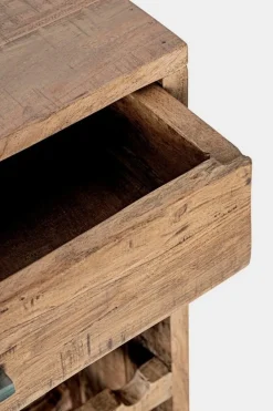 Outlet Bizzotto MOBILE PORTABOTTIGLIE IN LEGNO - ELMER