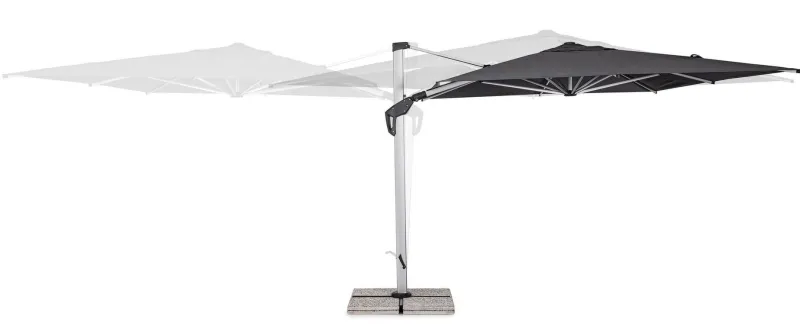 Clearance Bizzotto OMBRELLONE BRACCIO ARIES 3X4 ANOD-GRI T