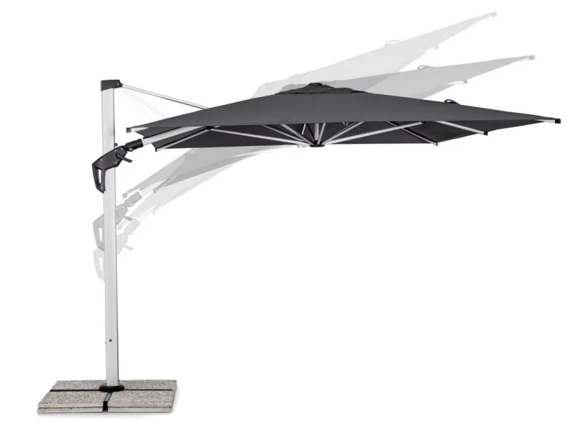 Clearance Bizzotto OMBRELLONE BRACCIO ARIES 3X4 ANOD-GRI T