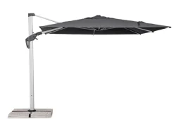 Discount Bizzotto OMBRELLONE BRACCIO ARIES 3X3 ANOD-GRI T