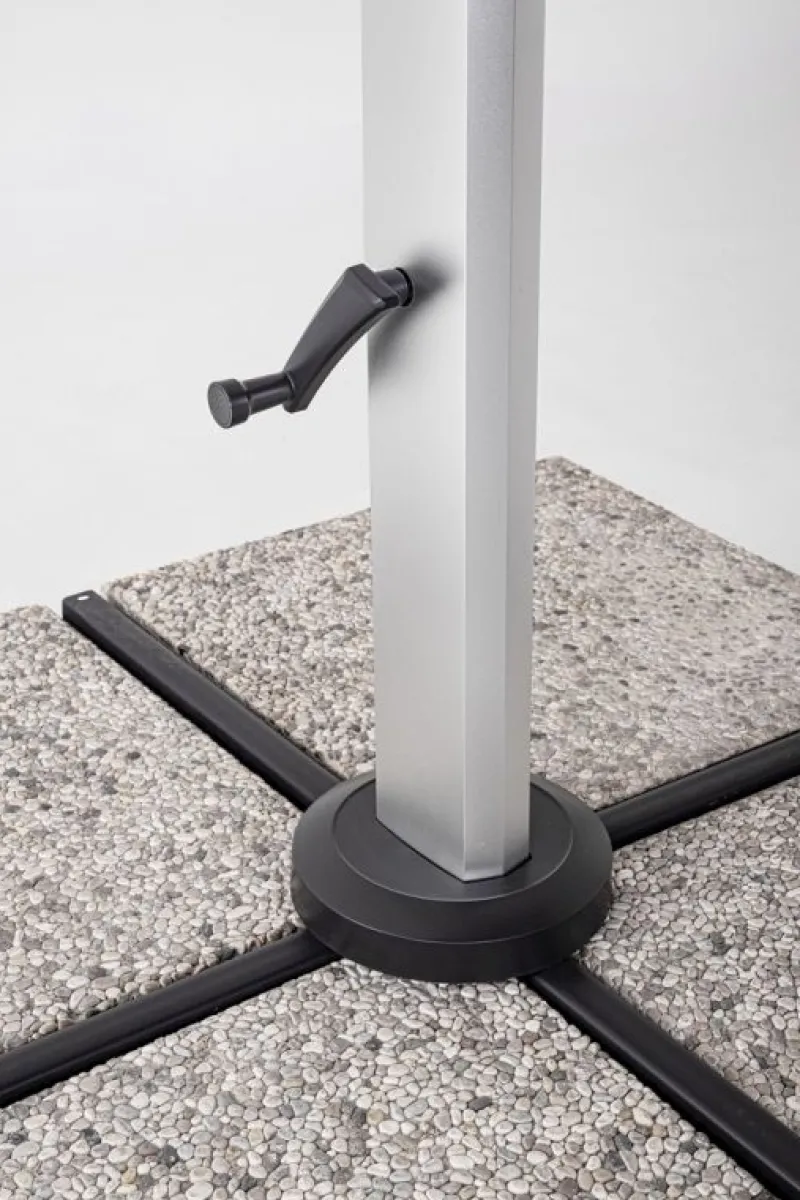 Discount Bizzotto OMBRELLONE BRACCIO ARIES 3X3 ANOD-GRI T