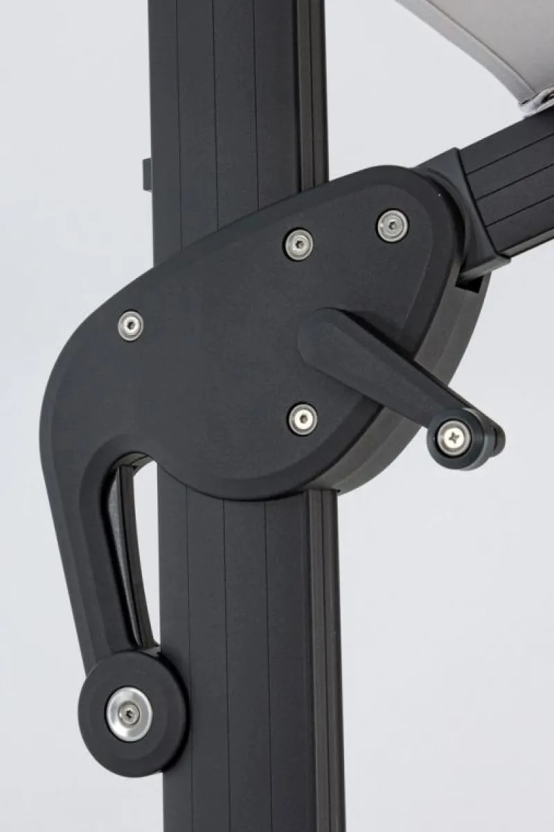 Hot Bizzotto OMBRELLONE BRACCIO IN ALLUMINIO 3X3 ANTRACITE - INES