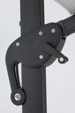 New Bizzotto OMBRELLONE BRACCIO IN ALLUMINIO 4X4 ANTRACITE - INES