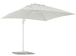 Discount Bizzotto OMBRELLONE BRACCIO IN ALLUMINIO 3X3 BIANCO - EDEN