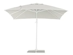 Discount Bizzotto OMBRELLONE BRACCIO IN ALLUMINIO 3X3 BIANCO - EDEN