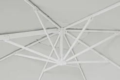 Discount Bizzotto OMBRELLONE BRACCIO IN ALLUMINIO 3X3 BIANCO - EDEN