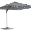 Best Bizzotto OMBRELLONE BRACCIO IN ALLUMINIO 3X3 ANTRACITE - INES