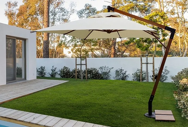 Best Bizzotto OMBRELLONE BRACCIO IN LEGNO 3X4 ECRU - CAPUA