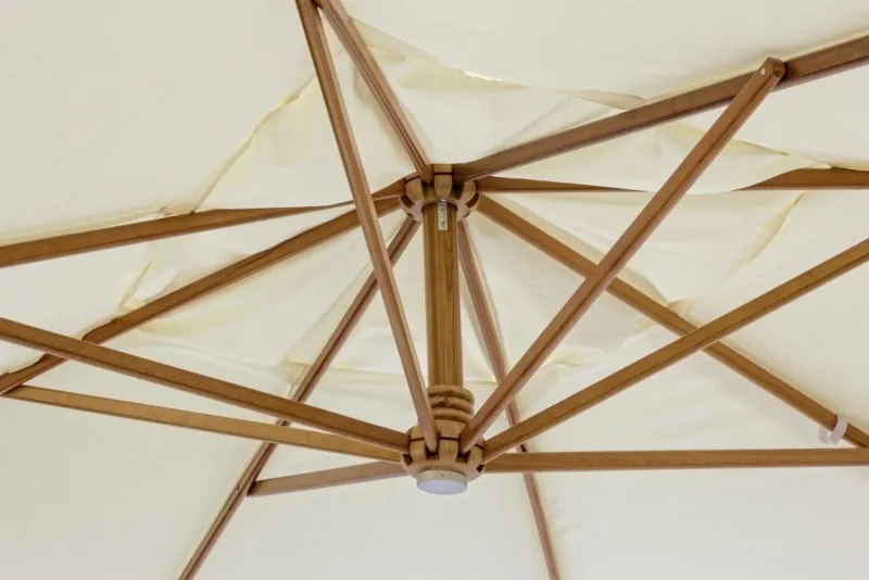 Best Bizzotto OMBRELLONE BRACCIO IN LEGNO 3X4 ECRU - CAPUA