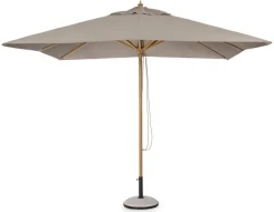 Clearance Bizzotto OMBRELLONE IN ALLUMINIO 3X3 TORTORA - ECLIPSE